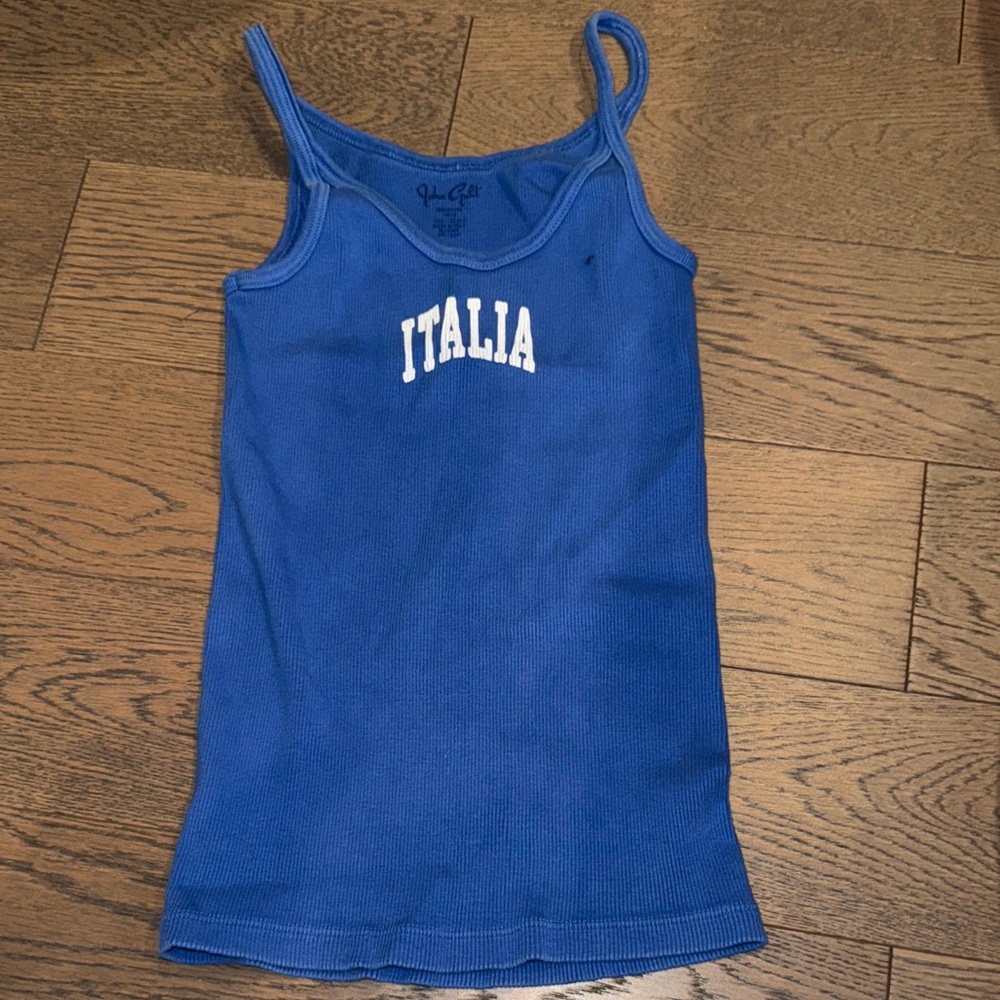 BRANDY MELVILE ITALIA LONG TANK TOP 💙